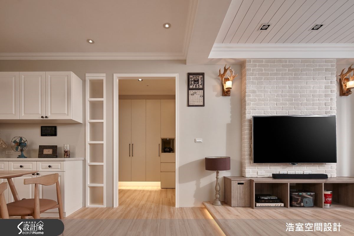 35坪新成屋(5年以下)＿北歐風客廳案例圖片＿浩室設計＿浩室_純白境界 白色領域之7