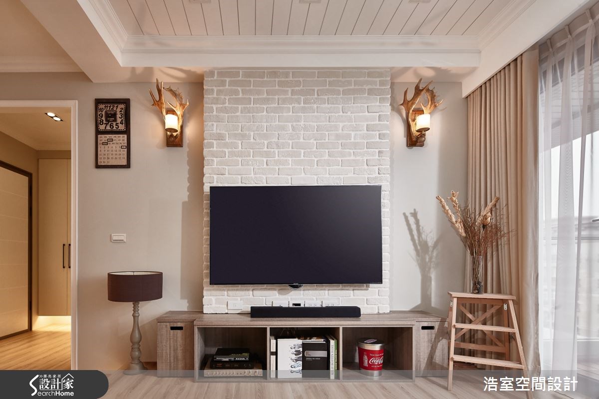 35坪新成屋(5年以下)＿北歐風客廳案例圖片＿浩室設計＿浩室_純白境界 白色領域之8
