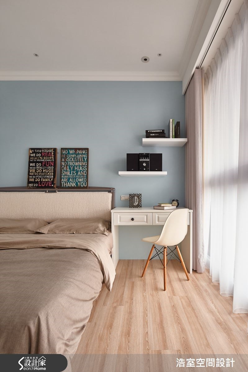 35坪新成屋(5年以下)＿北歐風臥室案例圖片＿浩室設計＿浩室_純白境界 白色領域之13