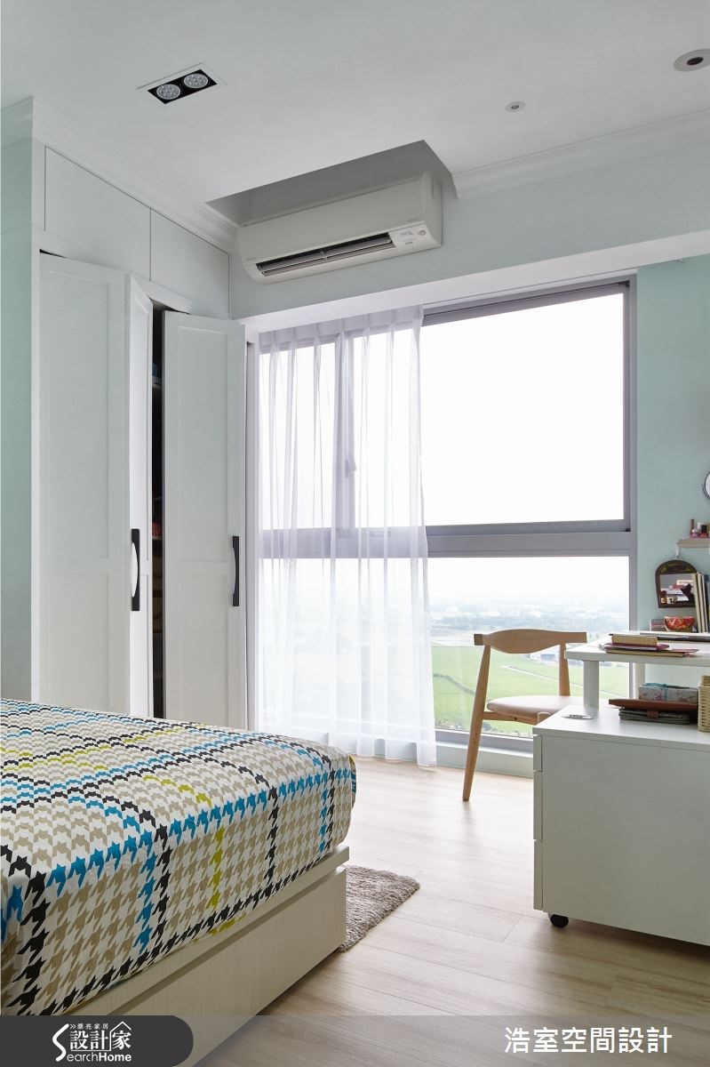 35坪新成屋(5年以下)＿北歐風臥室案例圖片＿浩室設計＿浩室_純白境界 白色領域之14