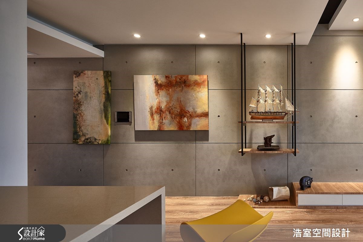 40坪新成屋(5年以下)＿北歐風客廳案例圖片＿浩室設計＿浩室_光影‧魅麗之5