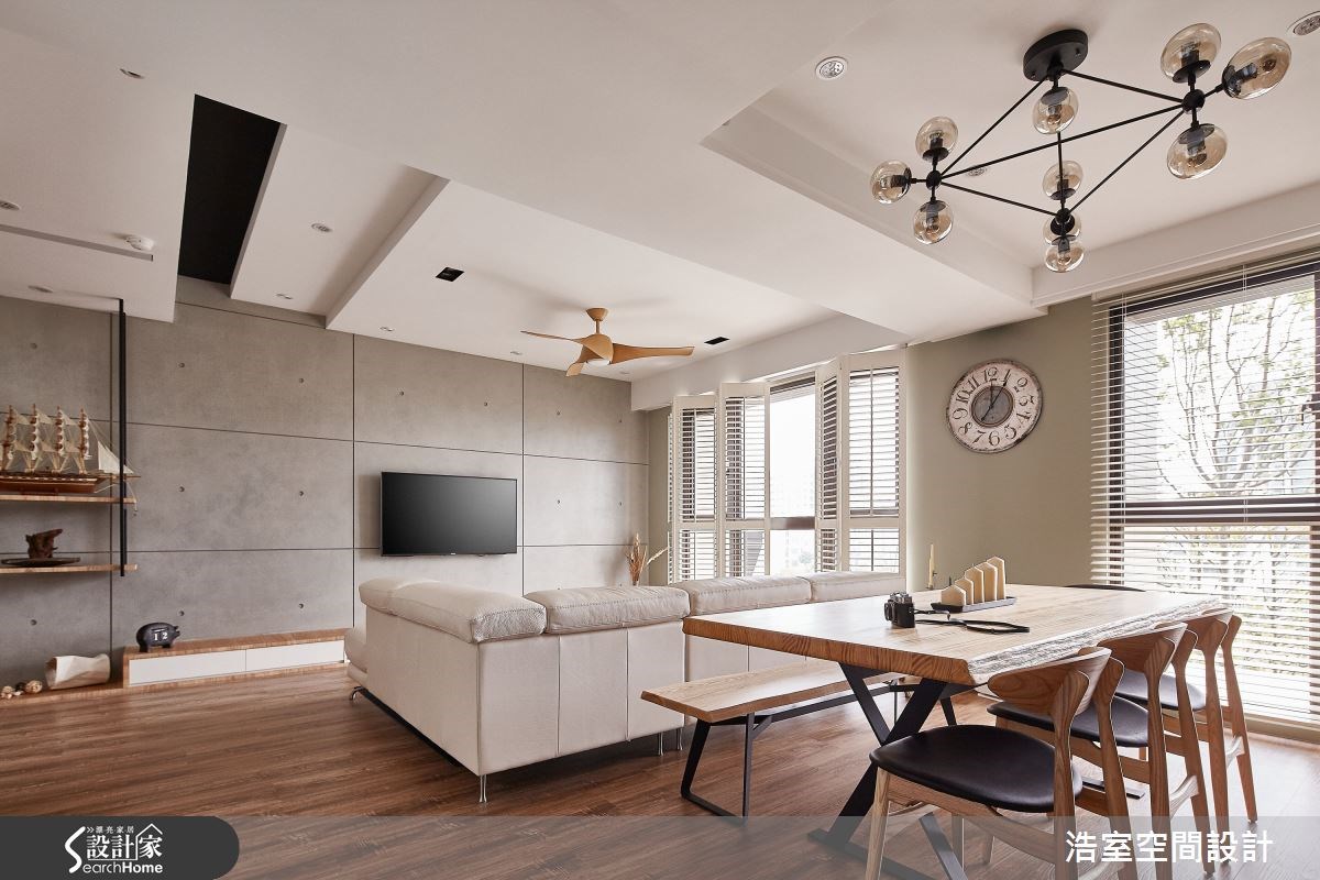 40坪新成屋(5年以下)＿北歐風餐廳案例圖片＿浩室設計＿浩室_光影‧魅麗之6