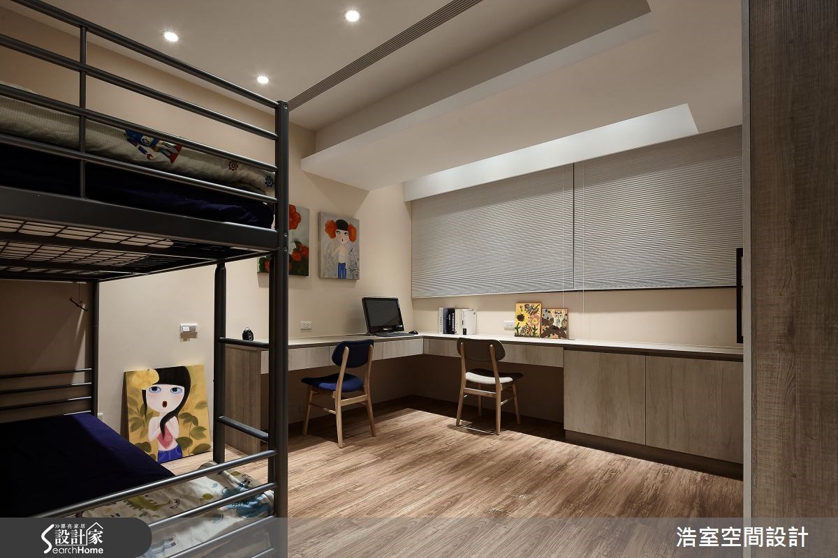40坪新成屋(5年以下)＿北歐風臥室案例圖片＿浩室設計＿浩室_光影‧魅麗之12