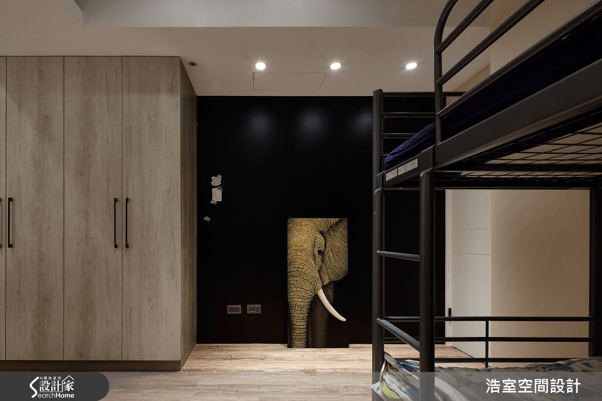 40坪新成屋(5年以下)＿北歐風臥室案例圖片＿浩室設計＿浩室_光影‧魅麗之13