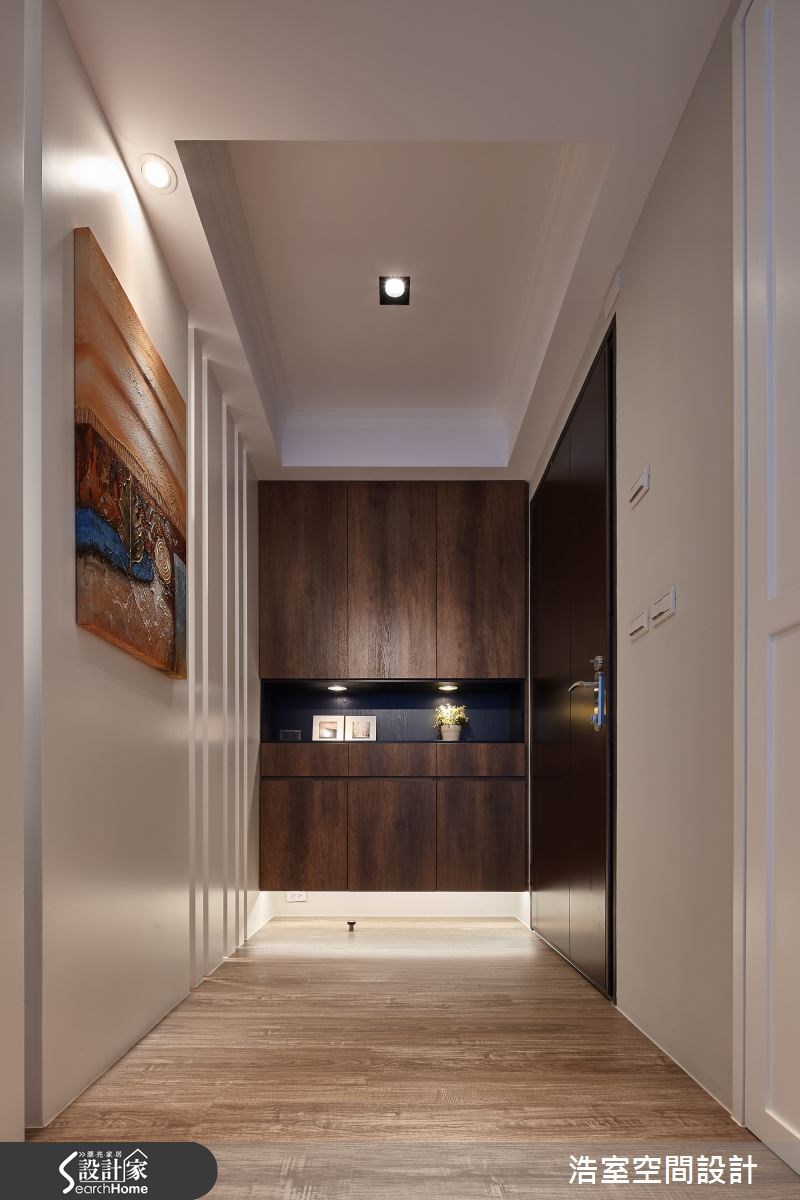 40坪新成屋(5年以下)＿北歐風走廊案例圖片＿浩室設計＿浩室_遇見光影之1