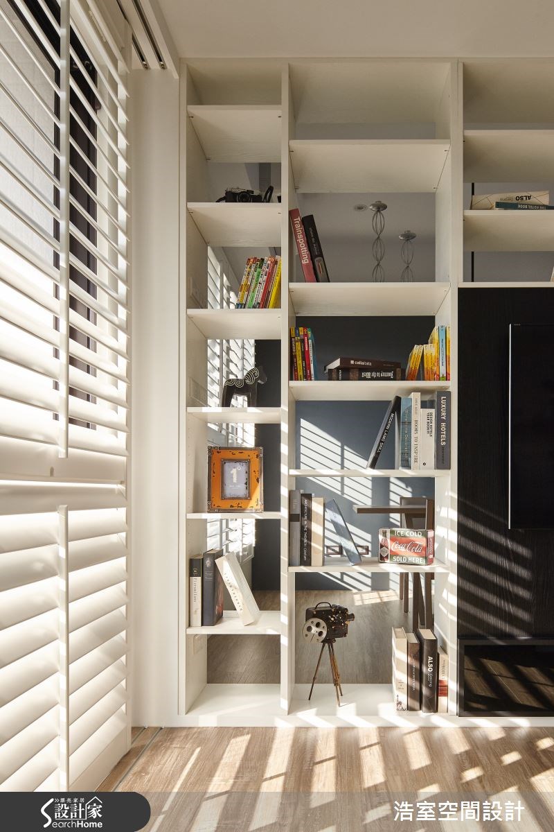 40坪新成屋(5年以下)＿北歐風客廳案例圖片＿浩室設計＿浩室_遇見光影之5