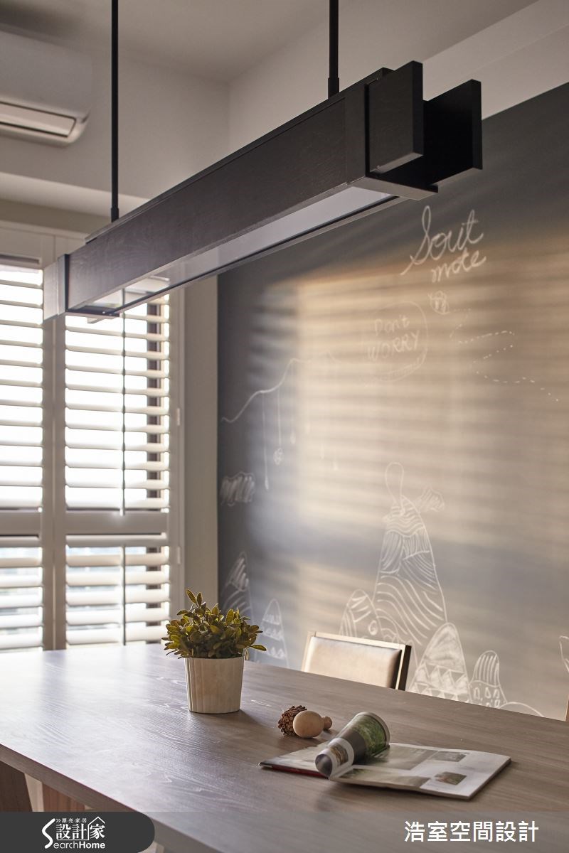 40坪新成屋(5年以下)＿北歐風餐廳案例圖片＿浩室設計＿浩室_遇見光影之7