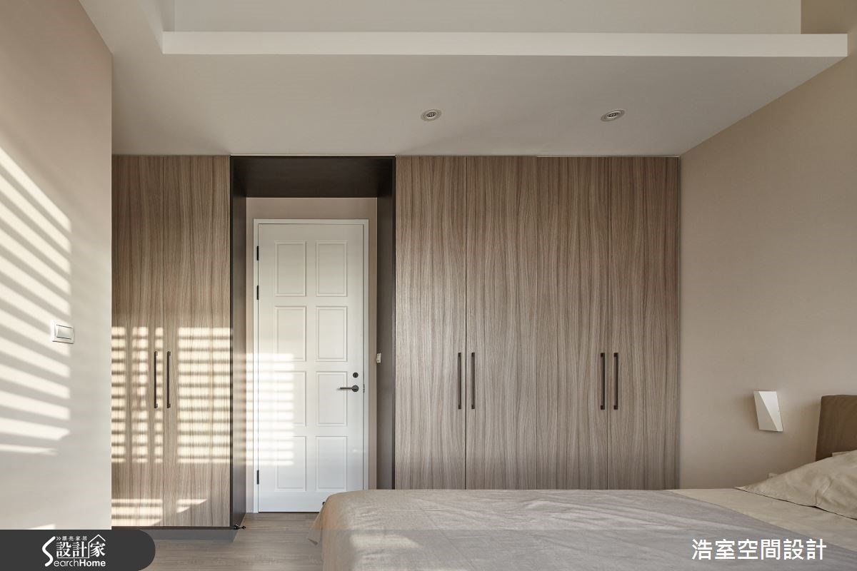 40坪新成屋(5年以下)＿北歐風臥室案例圖片＿浩室設計＿浩室_遇見光影之11