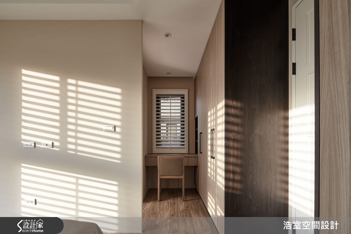 40坪新成屋(5年以下)＿北歐風臥室案例圖片＿浩室設計＿浩室_遇見光影之12