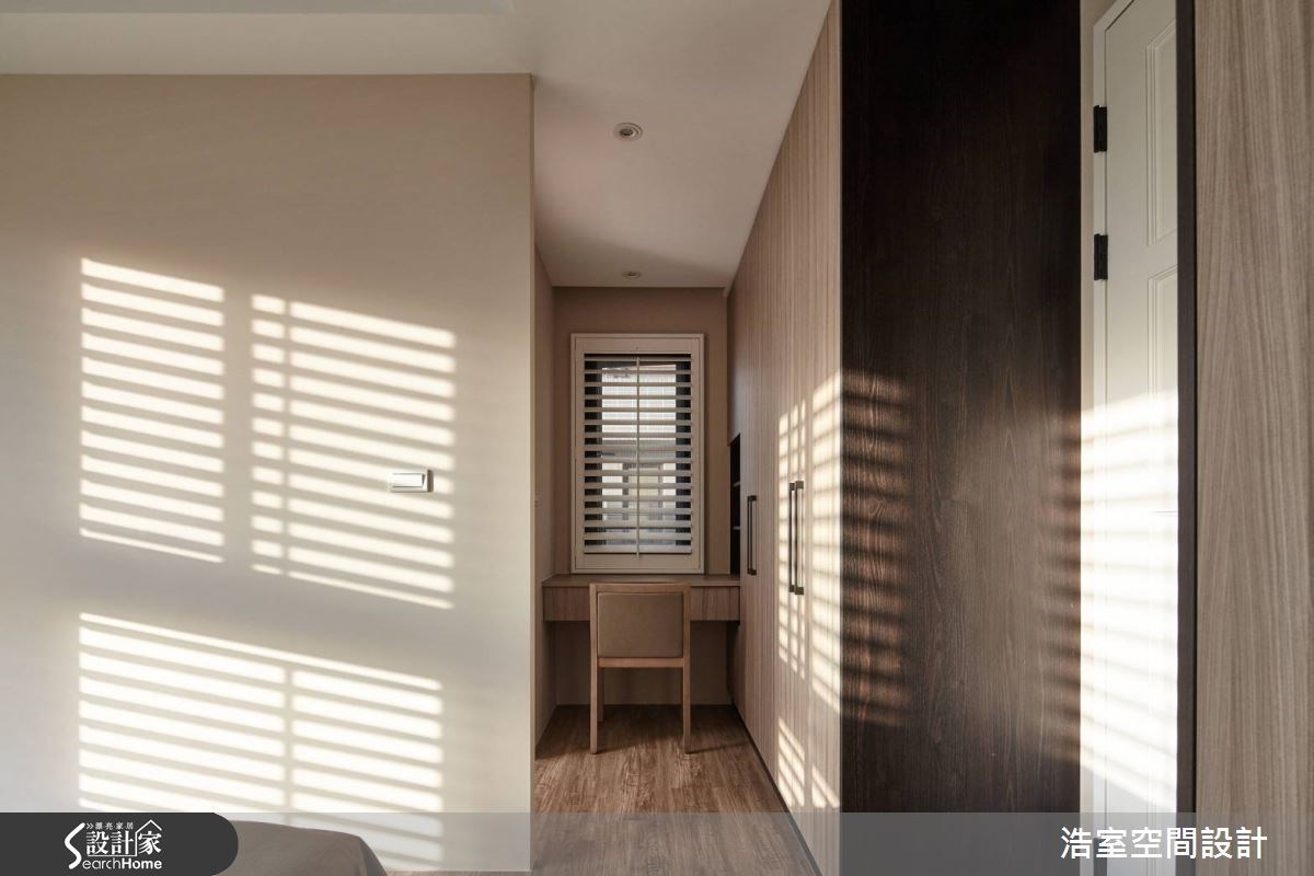 40坪新成屋(5年以下)＿北歐風臥室案例圖片＿浩室設計＿浩室_遇見光影之13