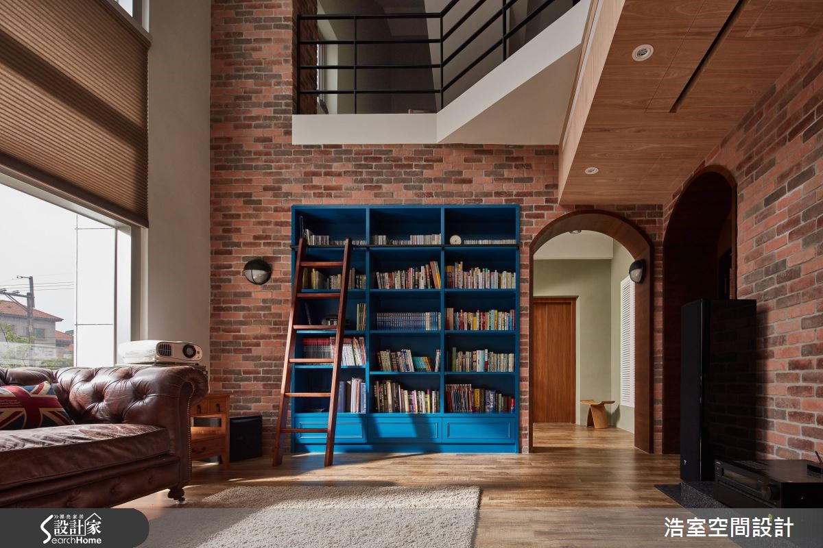 160坪新成屋(5年以下)＿混搭風客廳案例圖片＿浩室設計＿浩室_衝突二元論之4