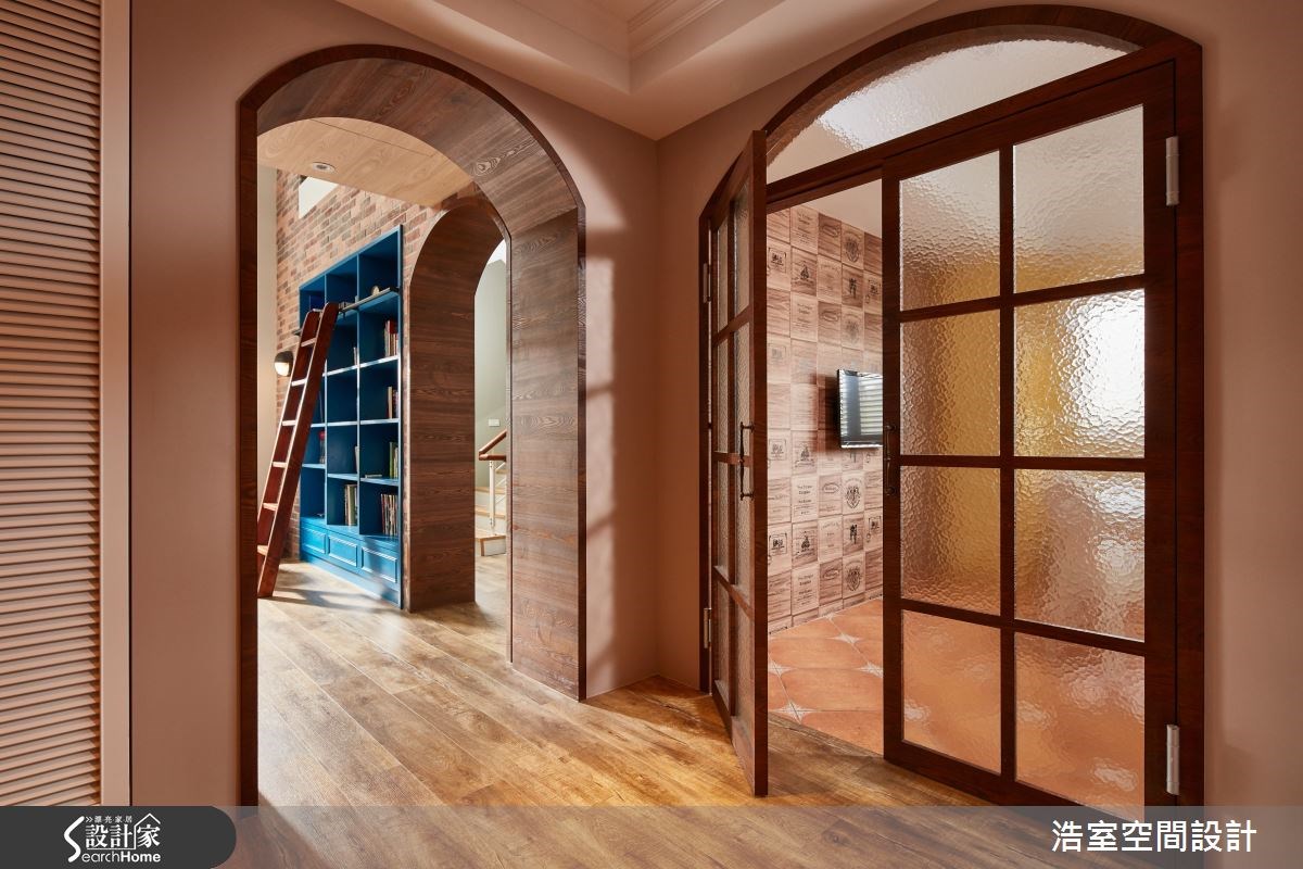 160坪新成屋(5年以下)＿混搭風玄關案例圖片＿浩室設計＿浩室_衝突二元論之6