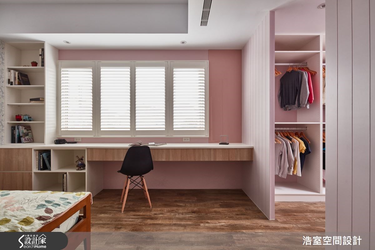160坪新成屋(5年以下)＿混搭風臥室案例圖片＿浩室設計＿浩室_衝突二元論之13