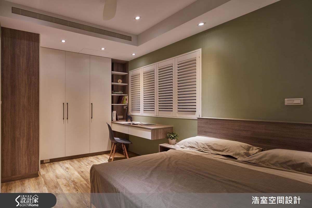 160坪新成屋(5年以下)＿混搭風臥室案例圖片＿浩室設計＿浩室_衝突二元論之14