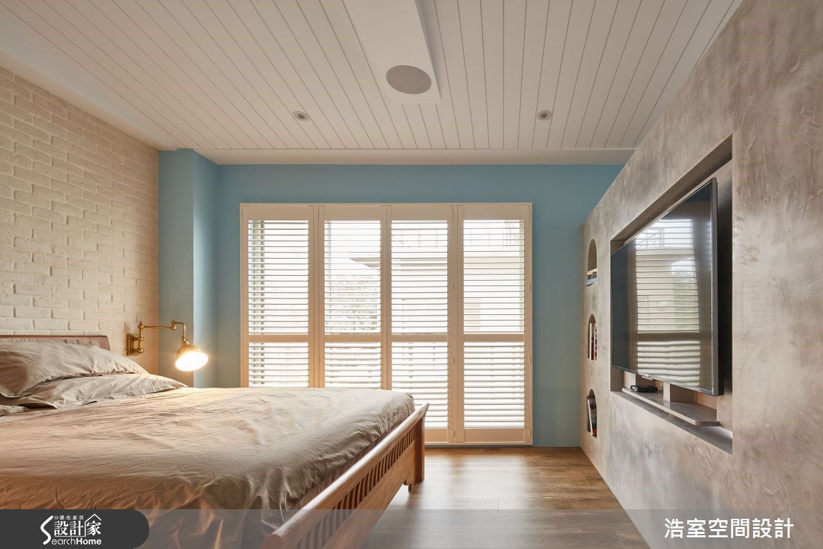 160坪新成屋(5年以下)＿混搭風臥室案例圖片＿浩室設計＿浩室_衝突二元論之17