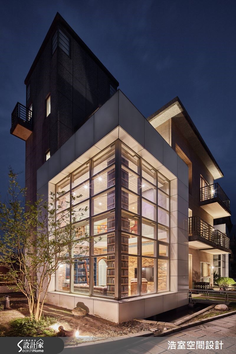 160坪新成屋(5年以下)＿混搭風庭院案例圖片＿浩室設計＿浩室_衝突二元論之24