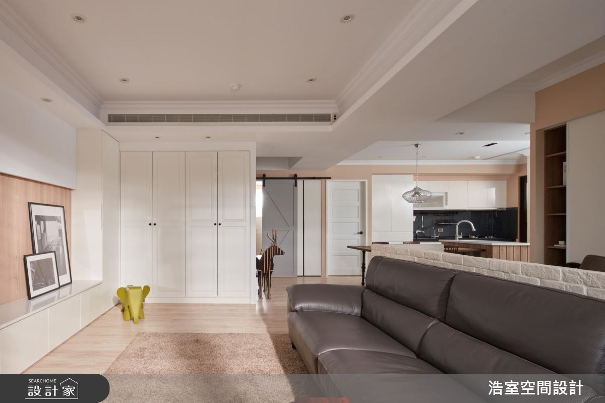 30坪新成屋(5年以下)＿北歐風客廳廚房案例圖片＿浩室設計＿浩室_北歐印象之6