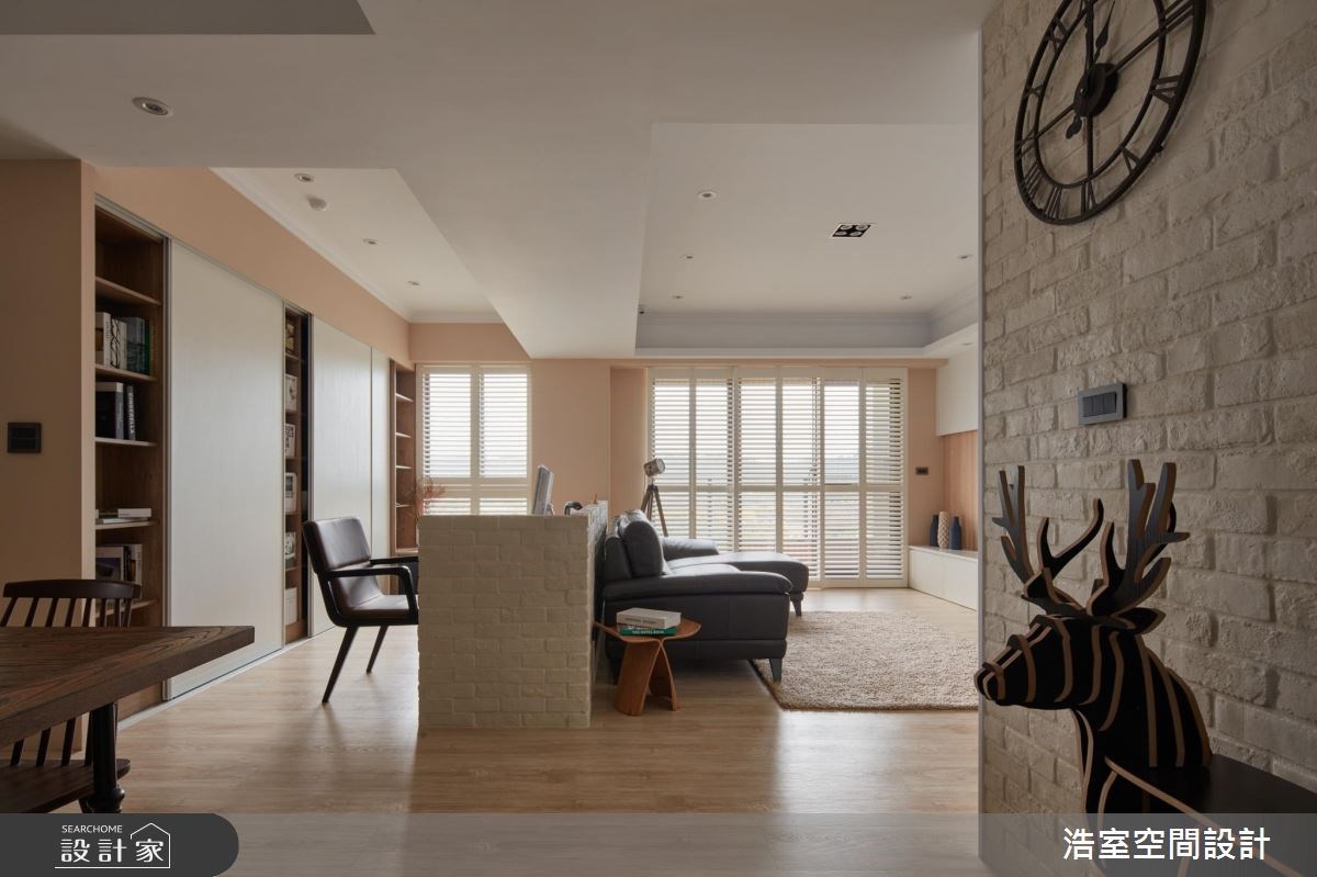 30坪新成屋(5年以下)＿北歐風客廳書房案例圖片＿浩室設計＿浩室_北歐印象之9