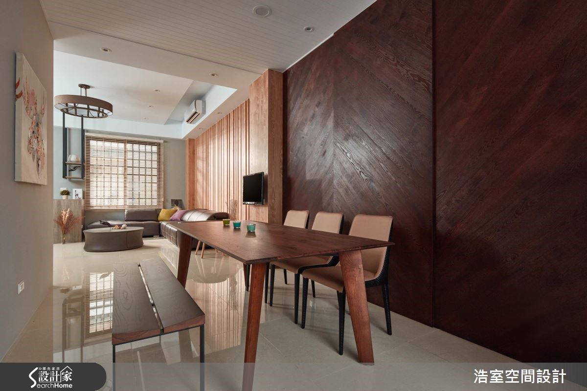 40坪新成屋(5年以下)＿人文禪風客廳餐廳案例圖片＿浩室設計＿浩室_23之7
