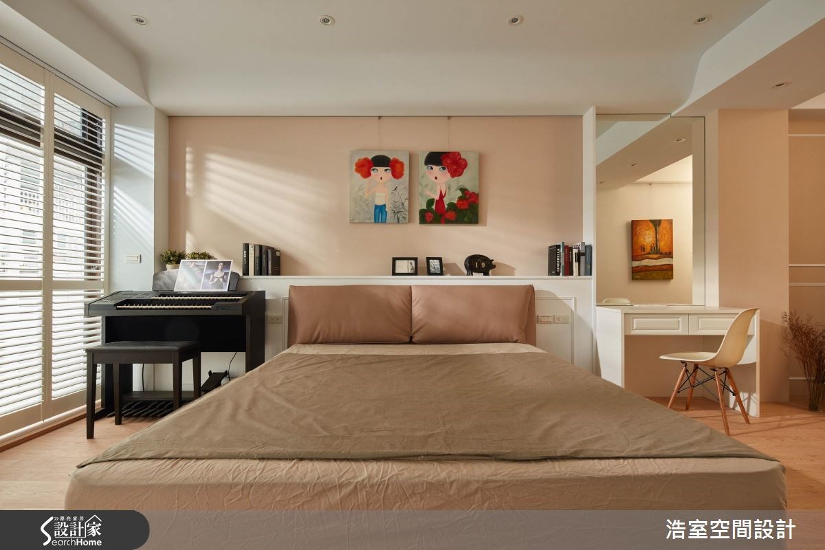 40坪新成屋(5年以下)＿人文禪風臥室案例圖片＿浩室設計＿浩室_23之11