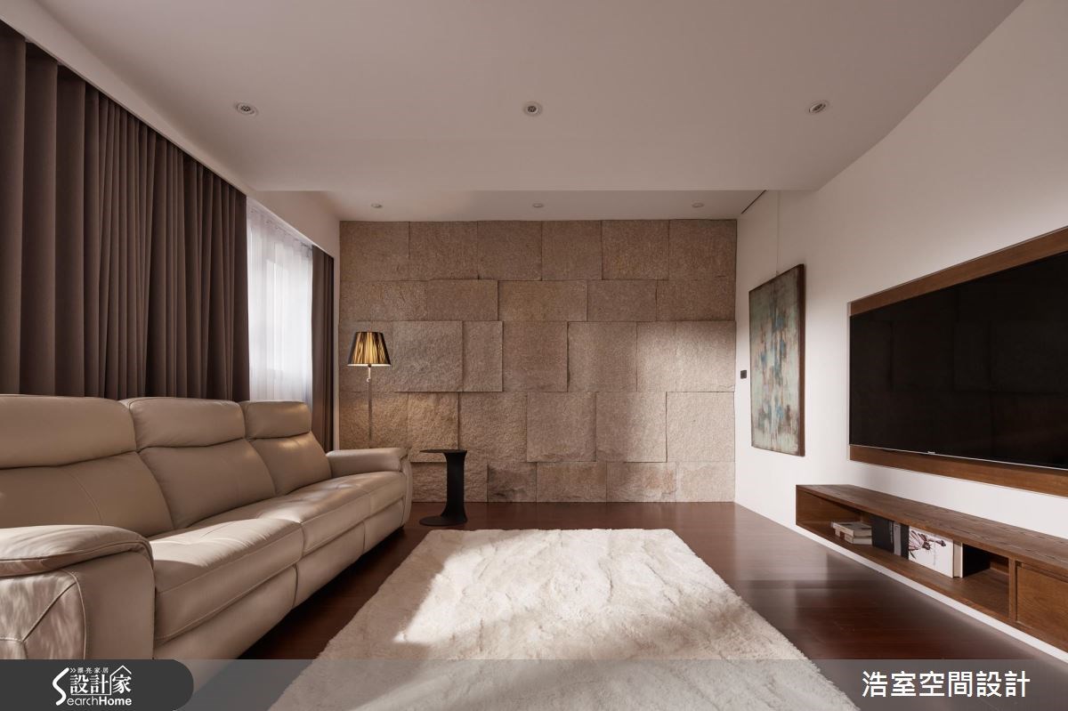 65坪新成屋(5年以下)＿混搭風客廳案例圖片＿浩室設計＿浩室_初心見禪之2