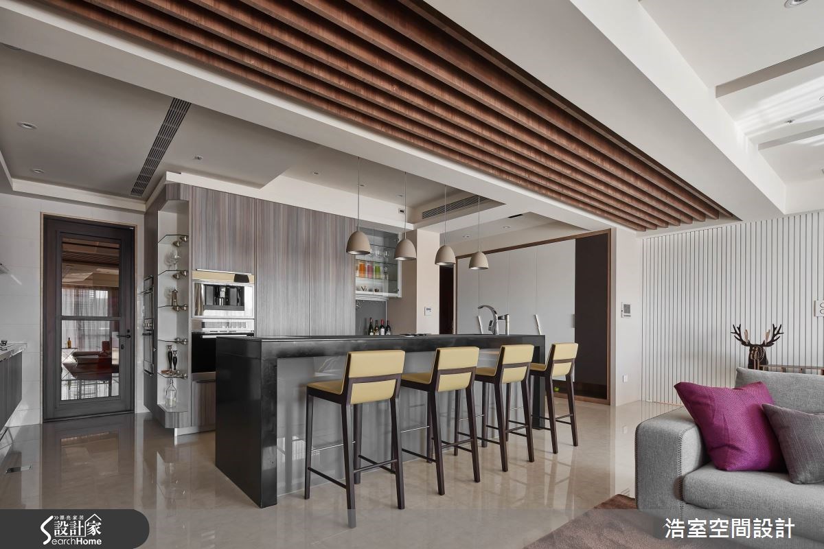 85坪新成屋(5年以下)＿休閒風玄關吧檯案例圖片＿浩室設計＿浩室_氣勢天成之6