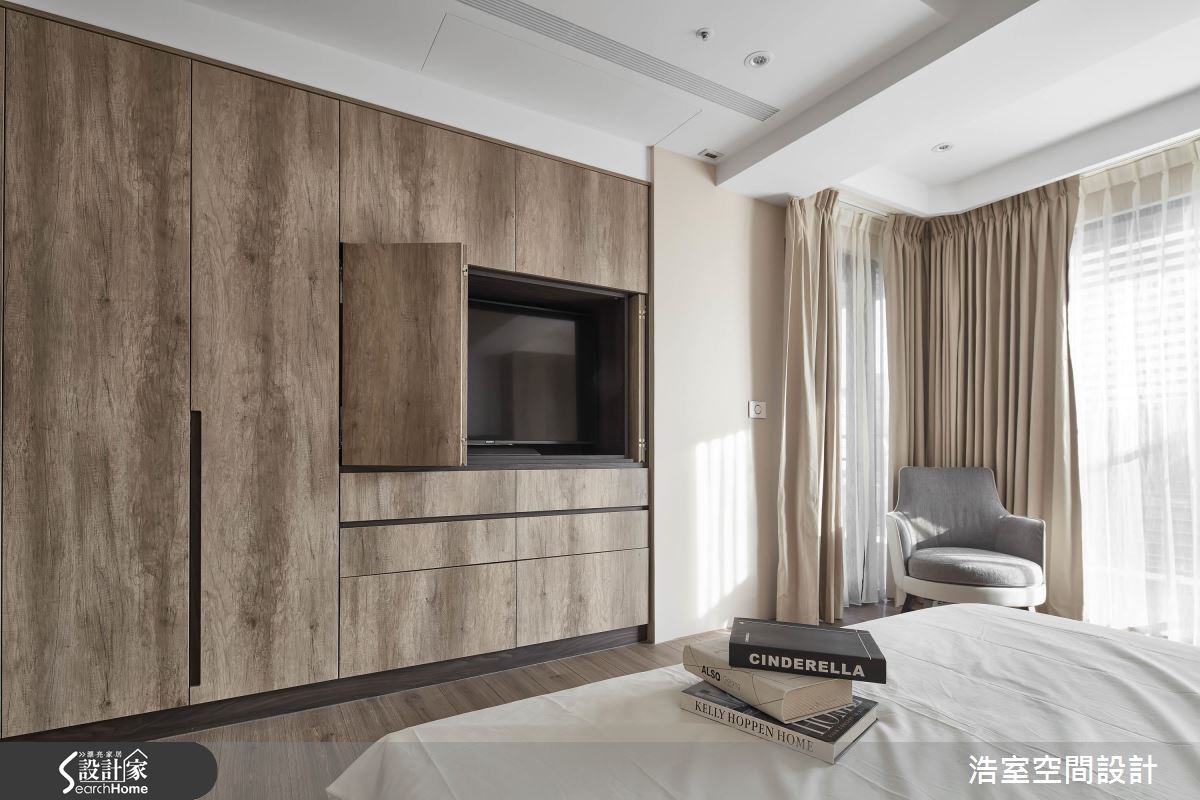 85坪新成屋(5年以下)＿休閒風臥室案例圖片＿浩室設計＿浩室_氣勢天成之15