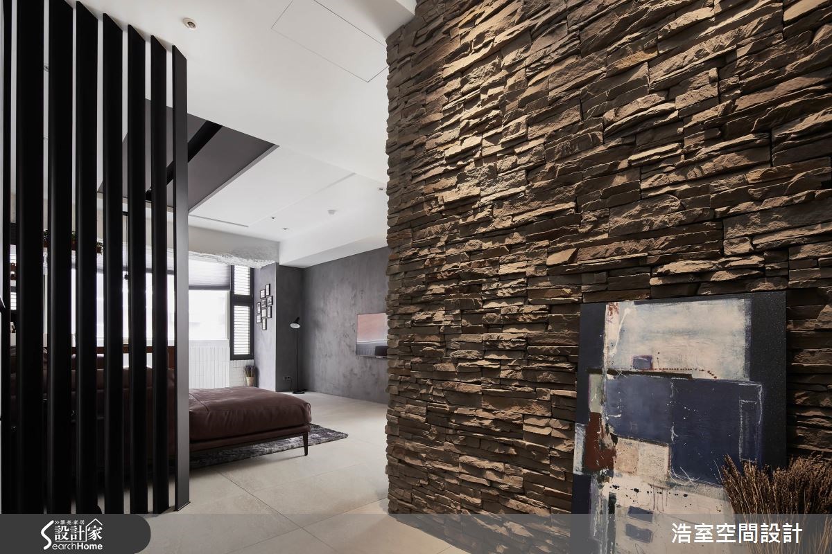 35坪老屋(16~30年)＿混搭風玄關客廳案例圖片＿浩室設計＿浩室_顛覆‧心哲學之1