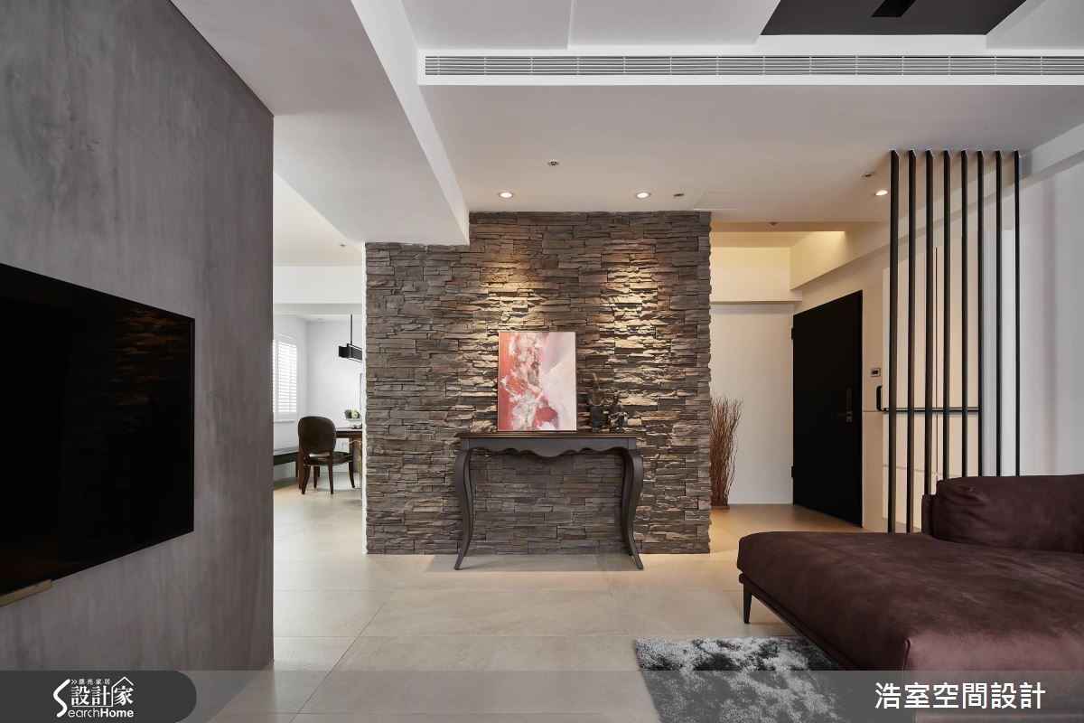 35坪老屋(16~30年)＿混搭風玄關客廳走廊案例圖片＿浩室設計＿浩室_顛覆‧心哲學之3