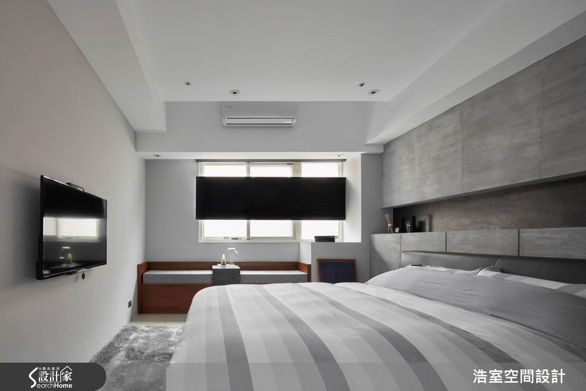 35坪老屋(16~30年)＿混搭風臥室臥榻案例圖片＿浩室設計＿浩室_顛覆‧心哲學之13