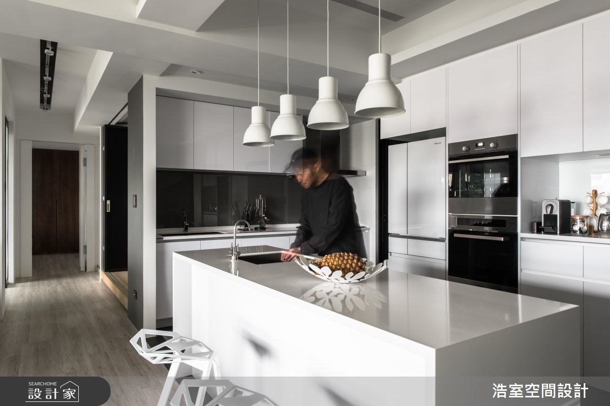 35坪新成屋(5年以下)＿北歐風廚房案例圖片＿浩室設計＿浩室_27之6