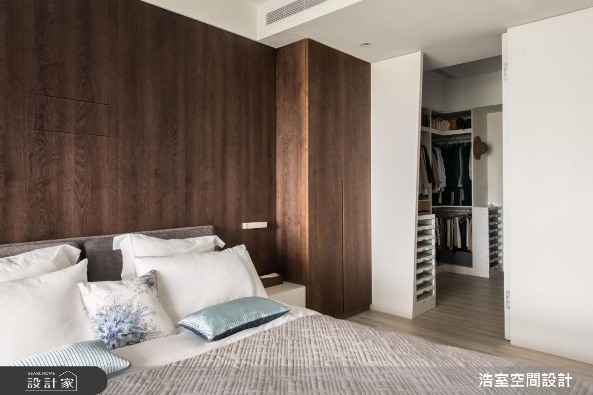 35坪新成屋(5年以下)＿北歐風臥室更衣間案例圖片＿浩室設計＿浩室_27之18