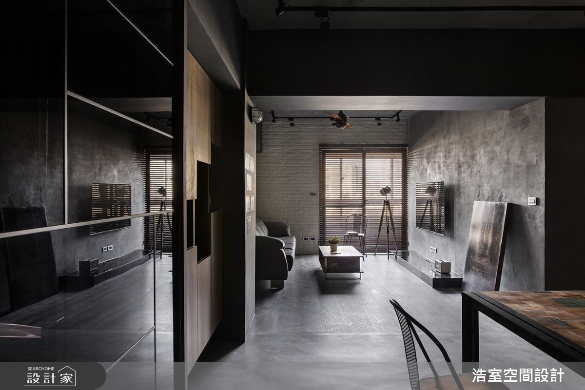 28坪老屋(16~30年)＿工業風客廳餐廳案例圖片＿浩室設計＿浩室_隨性深度之8