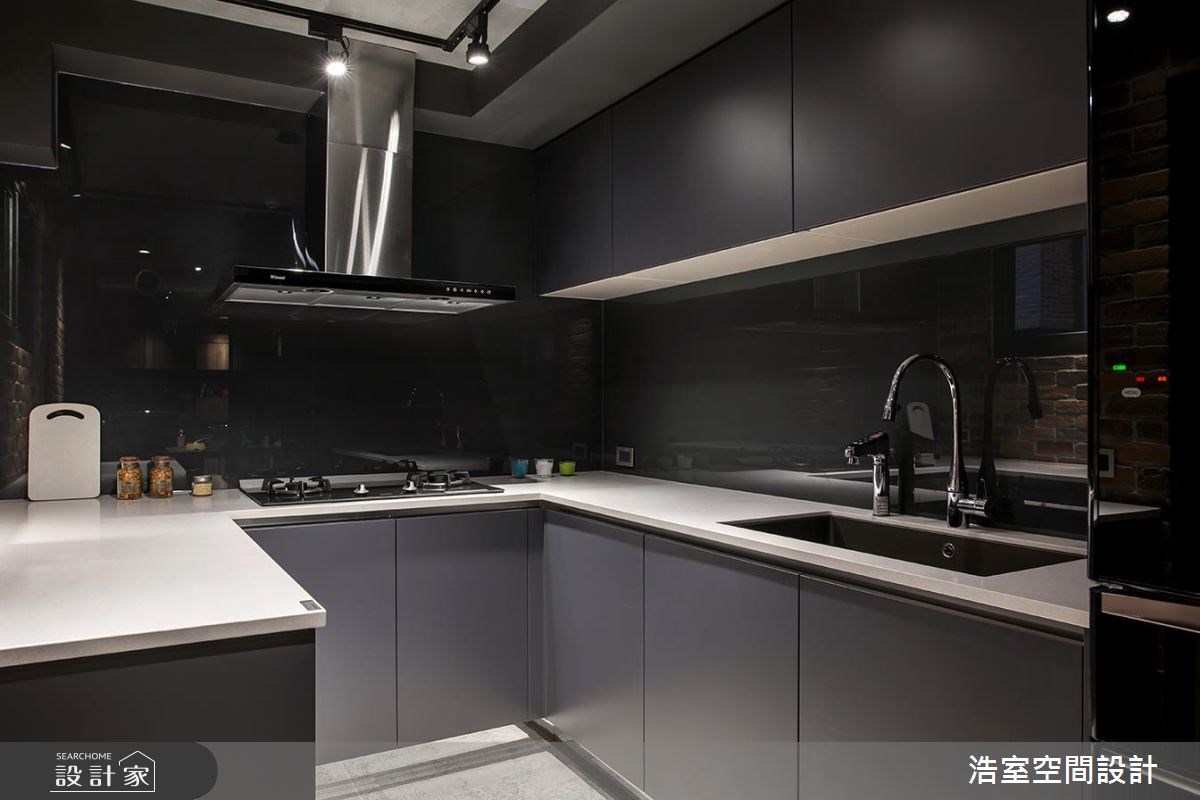 28坪老屋(16~30年)＿工業風廚房案例圖片＿浩室設計＿浩室_隨性深度之12