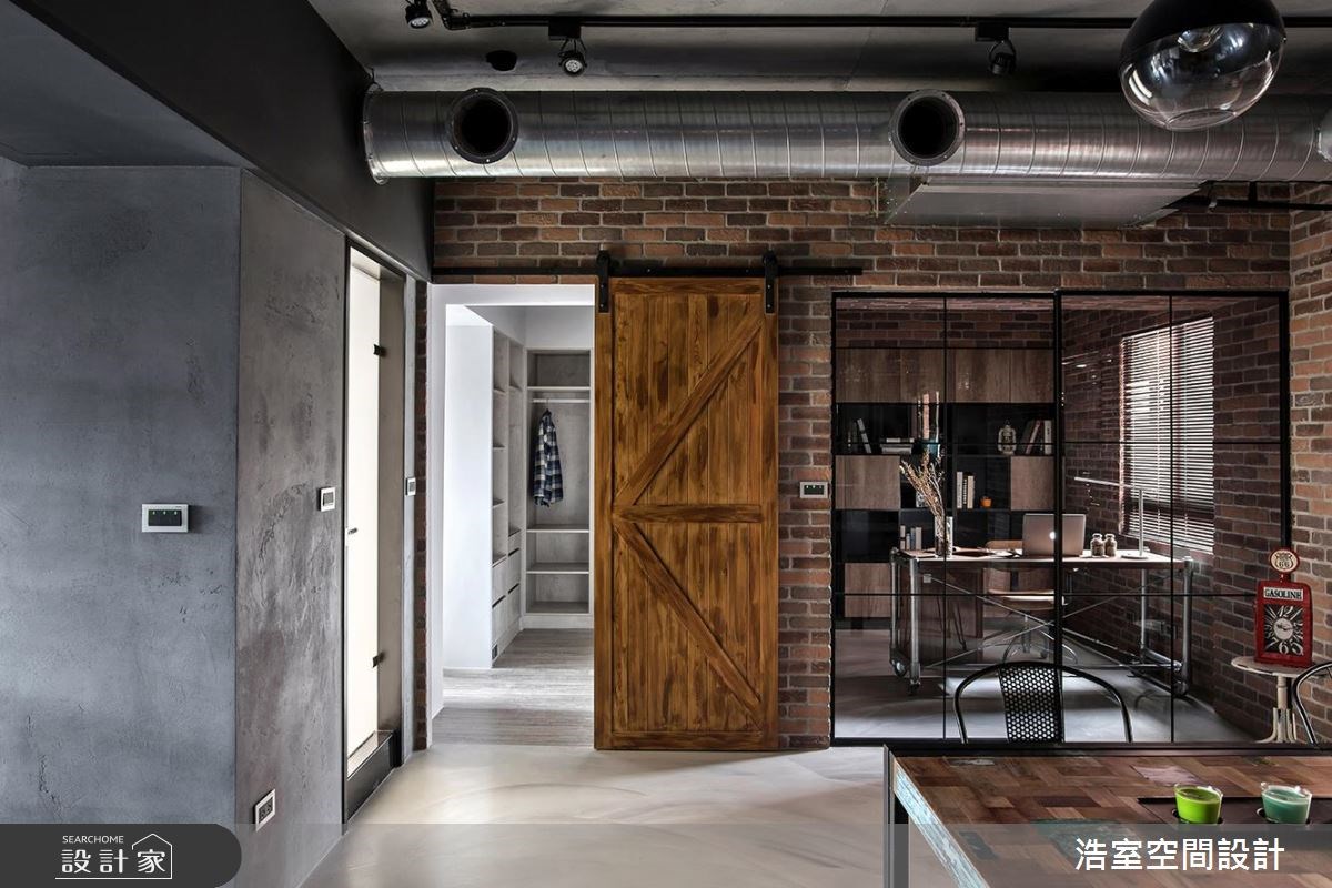 28坪老屋(16~30年)＿工業風書房案例圖片＿浩室設計＿浩室_隨性深度之14