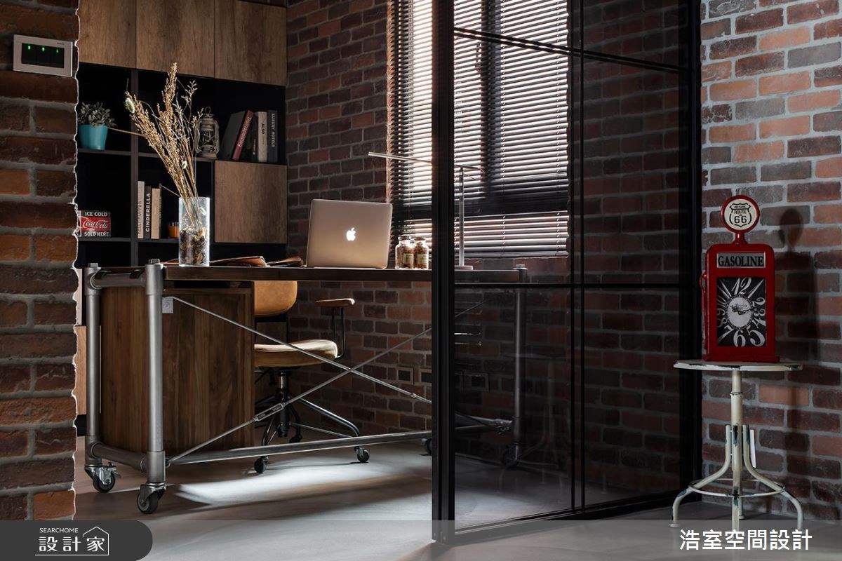 28坪老屋(16~30年)＿工業風書房案例圖片＿浩室設計＿浩室_隨性深度之15