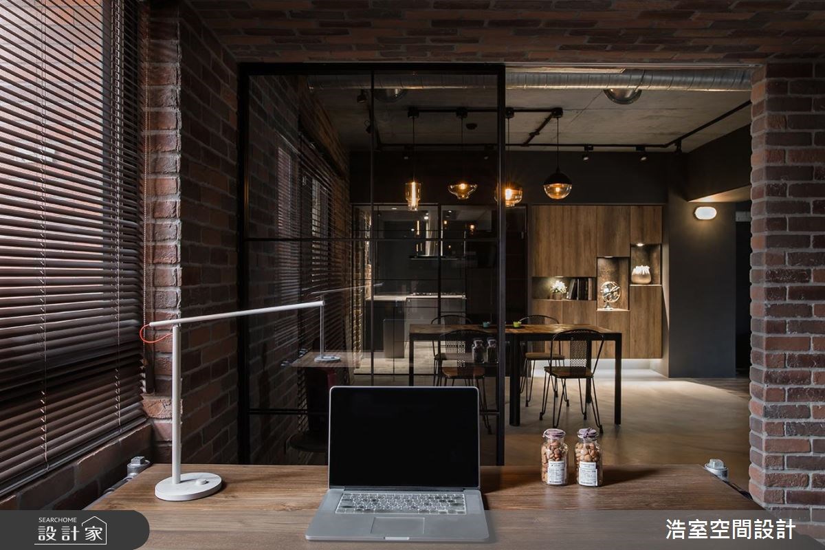 28坪老屋(16~30年)＿工業風客廳餐廳書房案例圖片＿浩室設計＿浩室_隨性深度之16