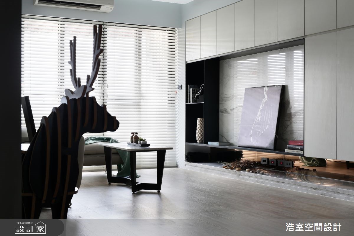 35坪老屋(16~30年)＿美式風客廳餐廳案例圖片＿浩室設計＿浩室_初晴後雨之1