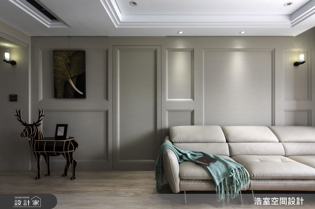 35坪老屋(16~30年)＿美式風客廳案例圖片＿浩室設計＿浩室_初晴後雨之5