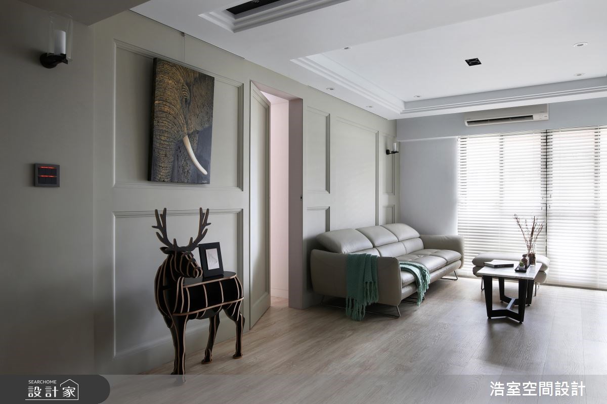 35坪老屋(16~30年)＿美式風客廳案例圖片＿浩室設計＿浩室_初晴後雨之6