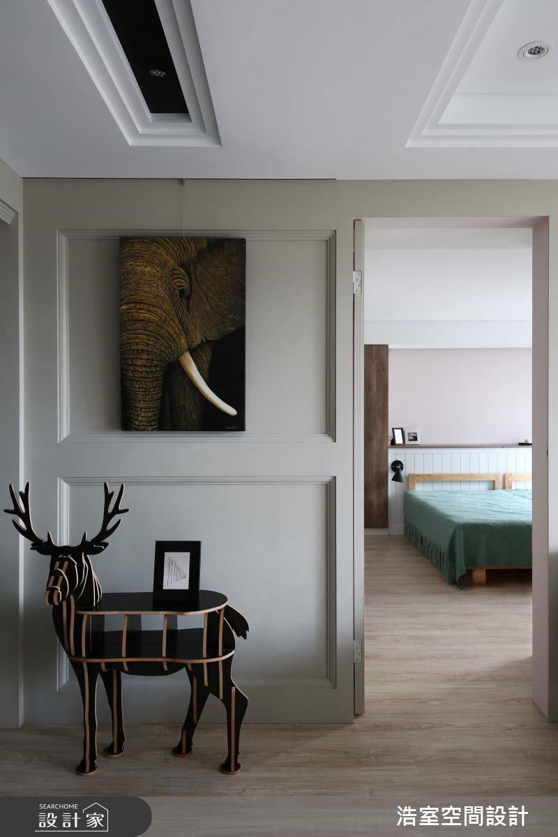 35坪老屋(16~30年)＿美式風臥室走廊案例圖片＿浩室設計＿浩室_初晴後雨之7