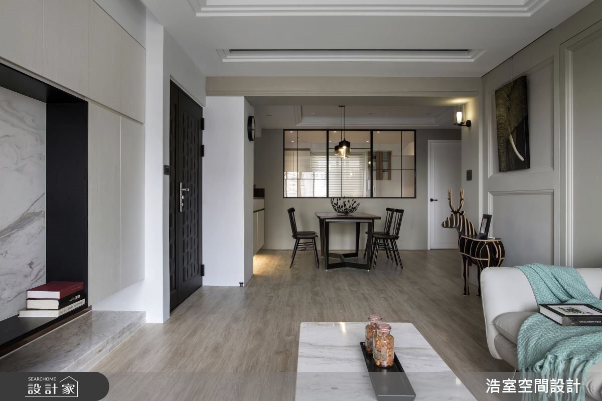 35坪老屋(16~30年)＿美式風客廳餐廳案例圖片＿浩室設計＿浩室_初晴後雨之9