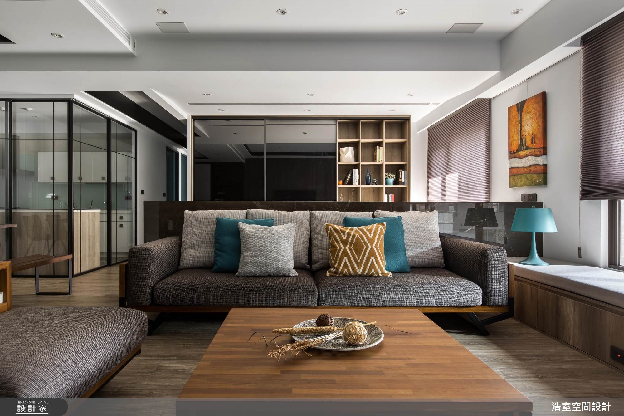 80坪新成屋(5年以下)＿北歐風客廳臥榻案例圖片＿浩室設計＿浩室_30之4