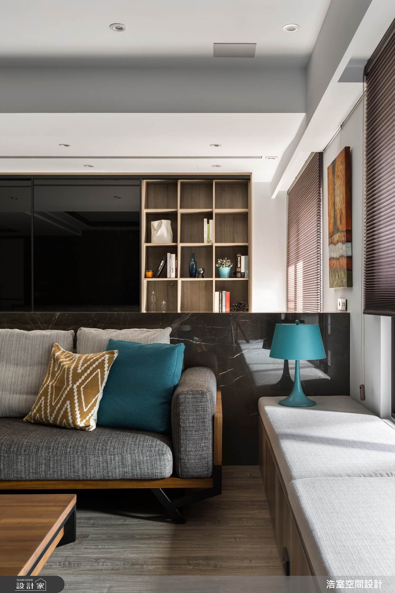 80坪新成屋(5年以下)＿北歐風客廳書房臥榻案例圖片＿浩室設計＿浩室_30之5