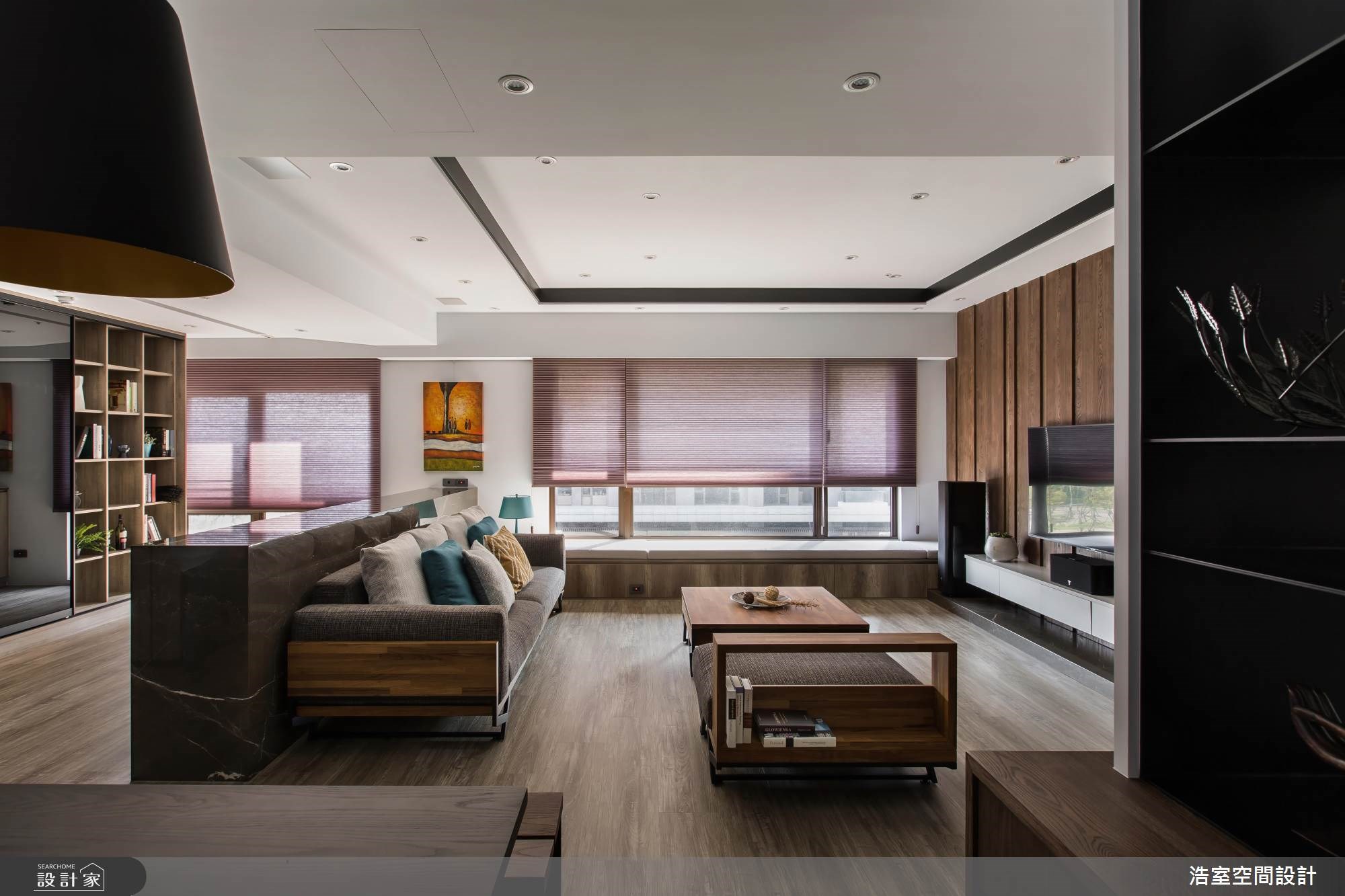 80坪新成屋(5年以下)＿北歐風客廳臥榻案例圖片＿浩室設計＿浩室_30之6