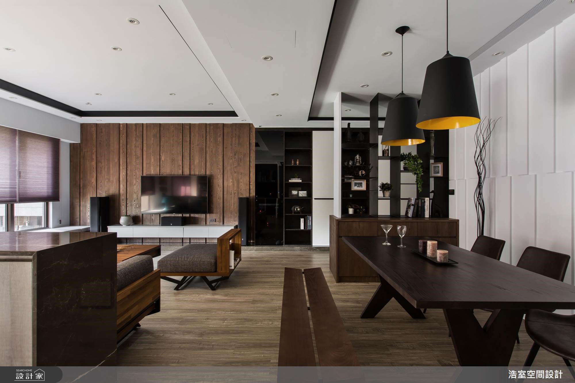 80坪新成屋(5年以下)＿北歐風客廳餐廳案例圖片＿浩室設計＿浩室_30之9