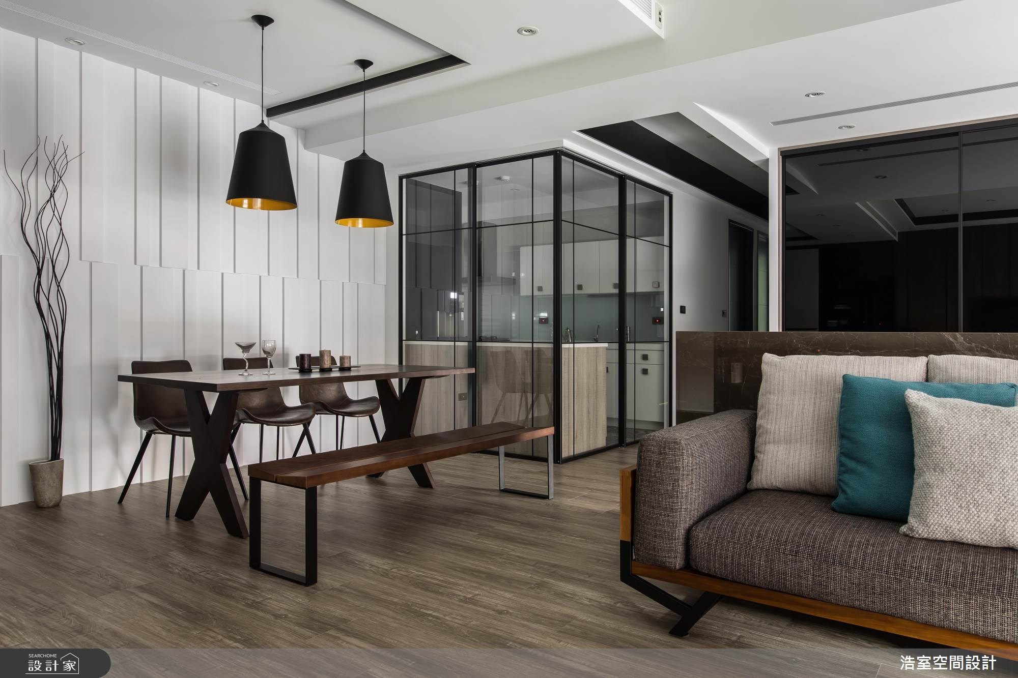 80坪新成屋(5年以下)＿北歐風餐廳案例圖片＿浩室設計＿浩室_30之11