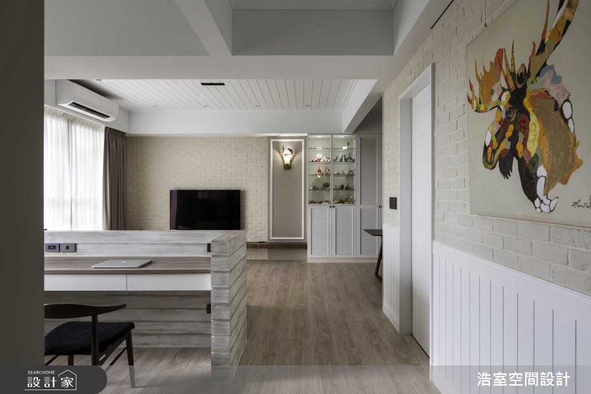 60坪新成屋(5年以下)＿美式風走廊案例圖片＿浩室設計＿浩室_家溫之10