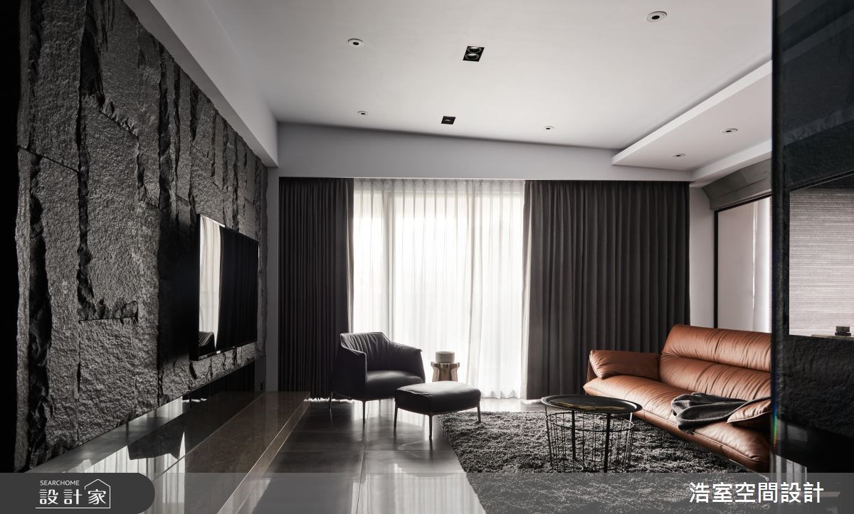 50坪新成屋(5年以下)＿現代風客廳案例圖片＿浩室設計＿浩室_寧靜的目標之3