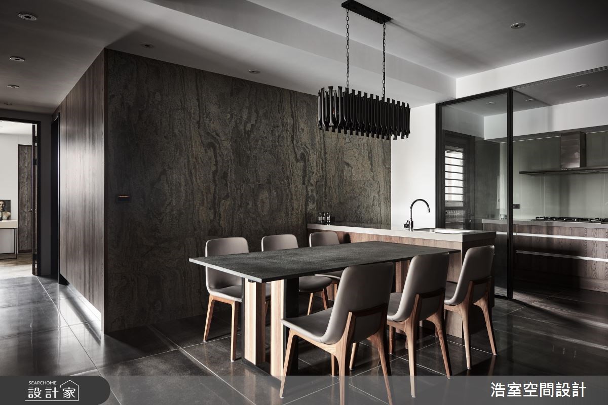 50坪新成屋(5年以下)＿現代風餐廳吧檯案例圖片＿浩室設計＿浩室_寧靜的目標之23